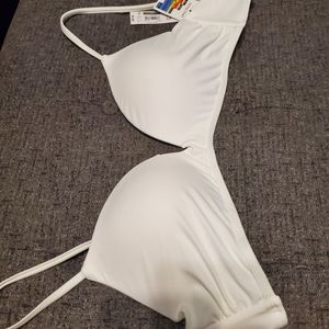 White women's bathing suit top